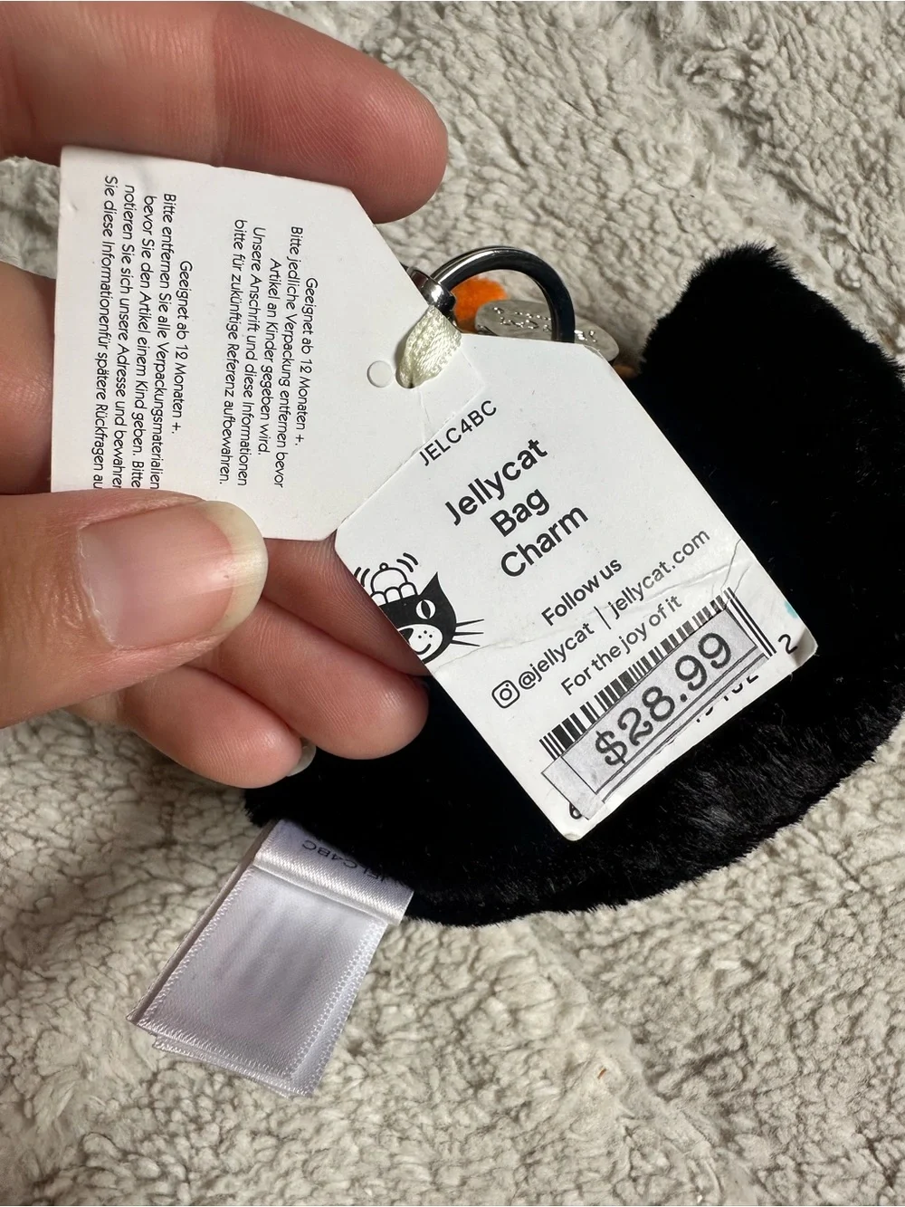 Jellycat | Jellycat bag Charm NWT | One Size